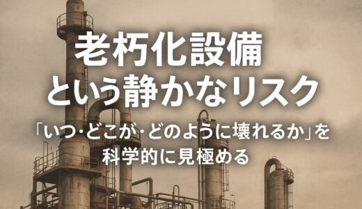 老朽化設備という静かなリスク：「いつ・どこが・どのように壊れるか」を科学的に見極める