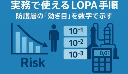 実務で使える LOPA 手順：防護層の「効き目」を数字で示す