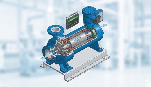 【詳細記事】究極の密閉構造「キャンドモータポンプ」完全ガイド｜高温・高圧に勝つ仕組みとベアリングモニタの読み方
