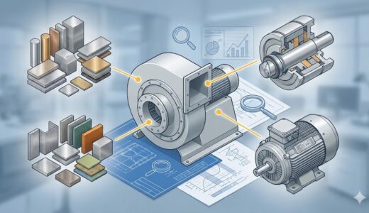 【詳細記事】失敗しないブロワーの「材質・軸封・モーター」選定基準