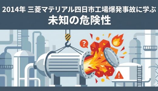 2014年三菱マテリアル四日市工場爆発事故に学ぶ、未知の危険性
