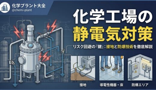 化学工場の静電気対策：発生メカニズムから現場の安全管理まで徹底解説