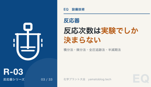 反応次数の見分け方|積分法・微分法・全圧追跡法・半減期法