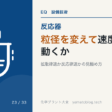 粒径を変えて速度が動くか