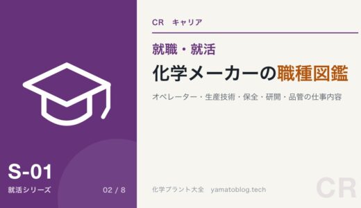 化学メーカーの職種図鑑｜5つの技術系職種の仕事内容を現役が全部説明する