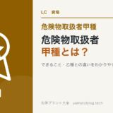 危険物取扱者甲種とは？できること・乙種との違い
