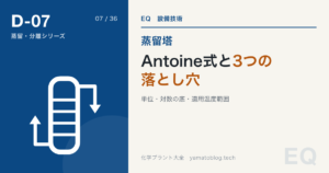 D-07 Antoine式と3つの落とし穴