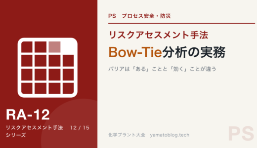 Bow-Tie分析の実務｜バリアは「ある」ことと「効く」ことが違う