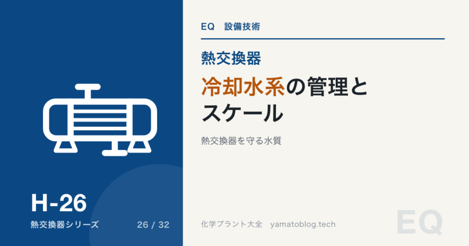 H-26 cooling-water-management