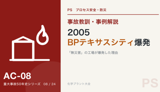 2005年 BPテキサスシティ製油所爆発事故｜「無災害」の工場が爆発した理由