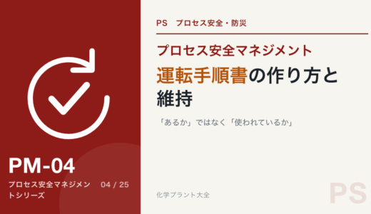 運転手順書の作り方と維持｜「あるか」ではなく「使われているか」