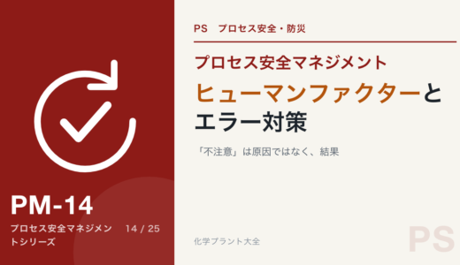 ヒューマンファクターとエラー対策｜「不注意」は原因ではなく、結果