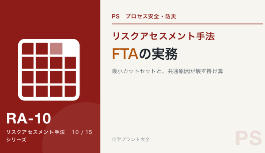 FTA（フォールトツリー解析）の実務｜最小カットセットと、共通原因が壊す掛け算