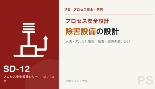 除害設備の設計｜水洗・アルカリ吸収・吸着・燃焼の使い分けと処理量の決め方