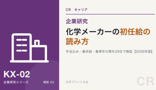 化学メーカーの初任給ランキングを信じてはいけない理由｜手当込み・基本給・基準年の3つの罠【29社で検証】