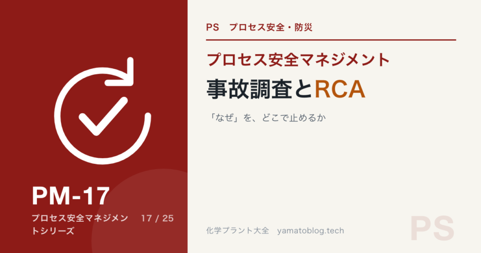 PM-17 incident-investigation-rca
