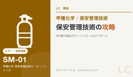 高圧ガス甲種化学「保安管理技術」攻略｜9分野の頻出ポイントとひっかけパターン