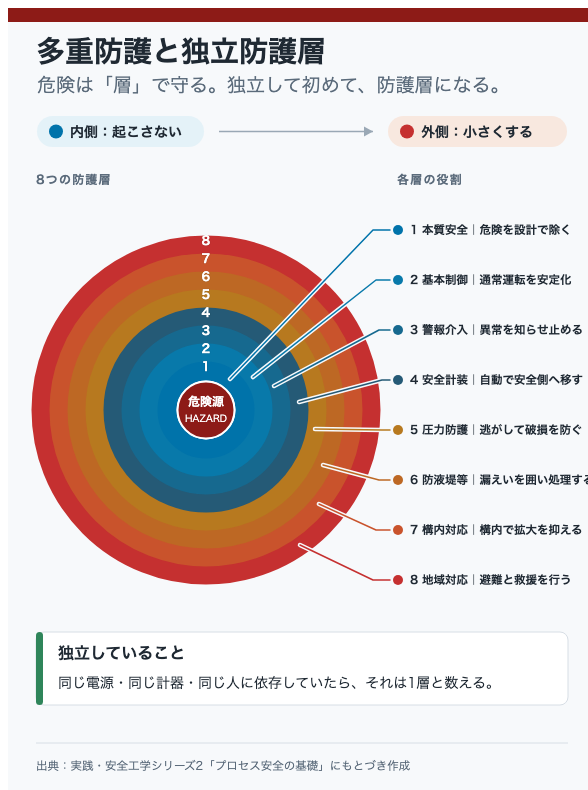 多重防護と独立防護層