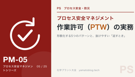 作業許可（PTW）とは？形骸化する5つのパターンと、抜けやすい「返すとき」