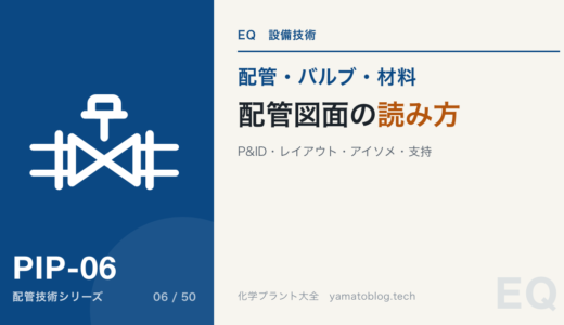 配管図面の読み方｜レイアウト図・アイソメ図・サポート図の役割