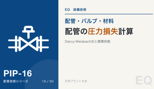 配管の圧力損失計算｜Darcy-Weisbach式・抵抗曲線・運転点【シミュレーター付き】