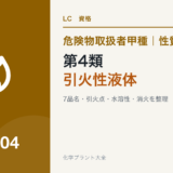 危険物取扱者甲種の第4類・引火性液体の分類、性質、消火を解説する記事のアイキャッチ