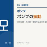 ポンプの振動|測定位置・停止基準・原因の見分け方