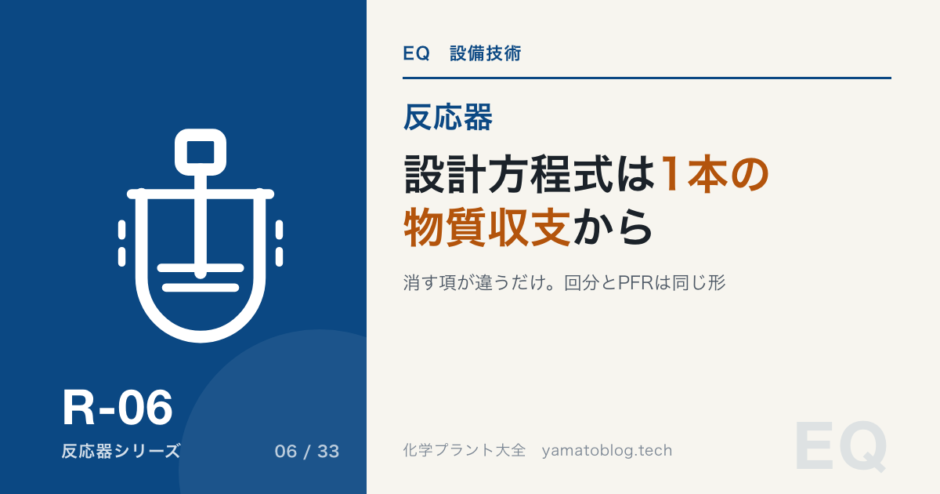 R-06 reactor-design-equation
