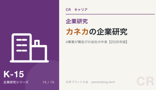 カネカの企業研究｜4事業が横並びの会社を現役化学技術者が解説【2026年版】