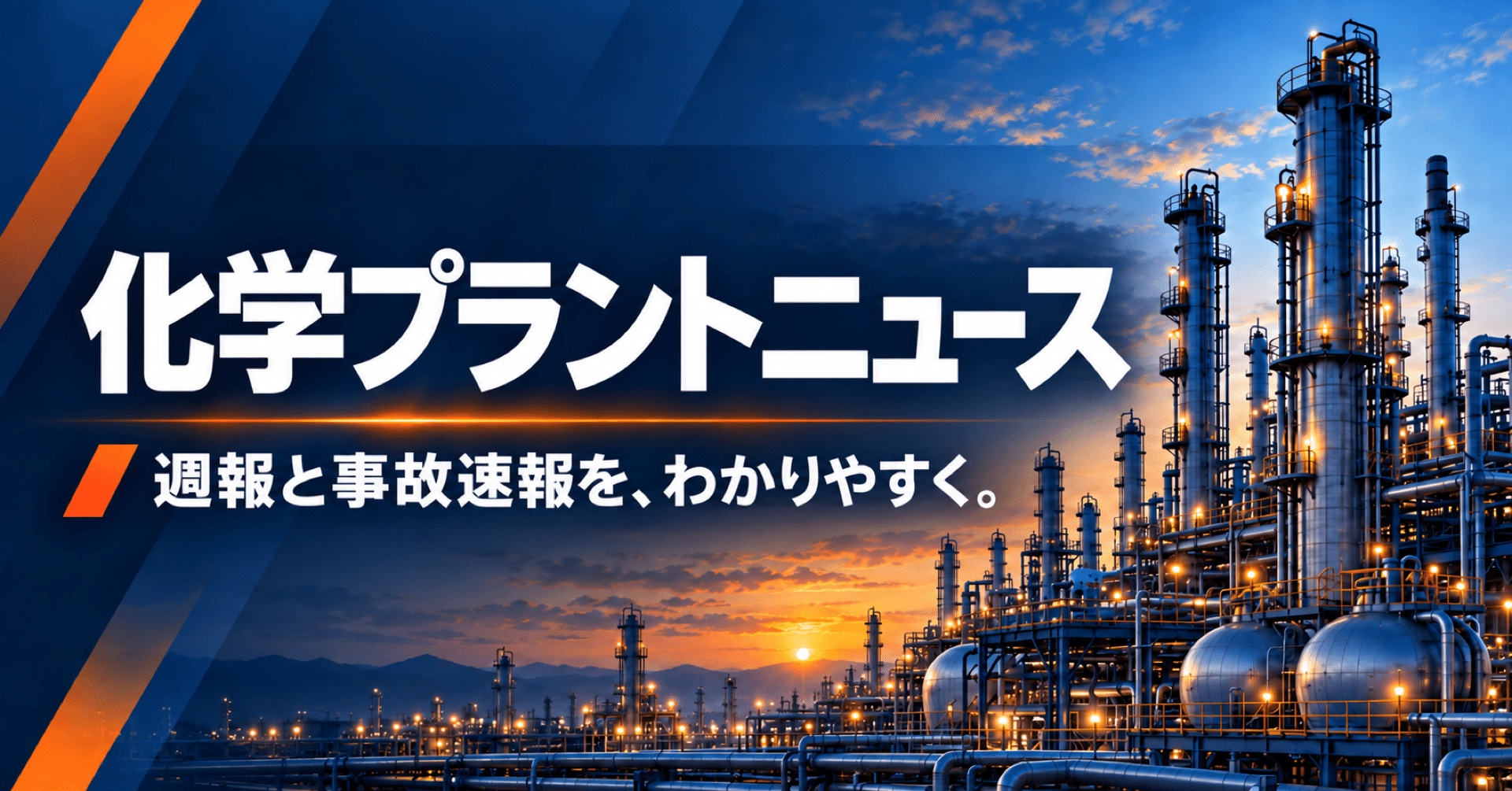 化学プラントニュース―週報と事故速報をわかりやすく紹介するnoteマガジン