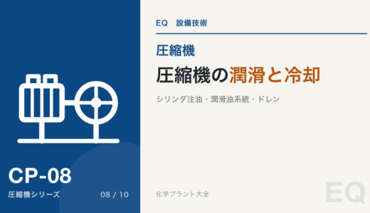 圧縮機の潤滑と冷却｜シリンダ注油・潤滑油系統、インタークーラと各段温度・ドレンの管理