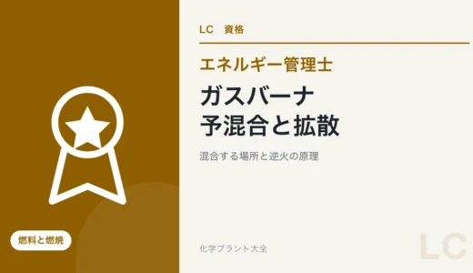 エネルギー管理士のガスバーナ対策｜予混合・拡散燃焼と逆火の違い