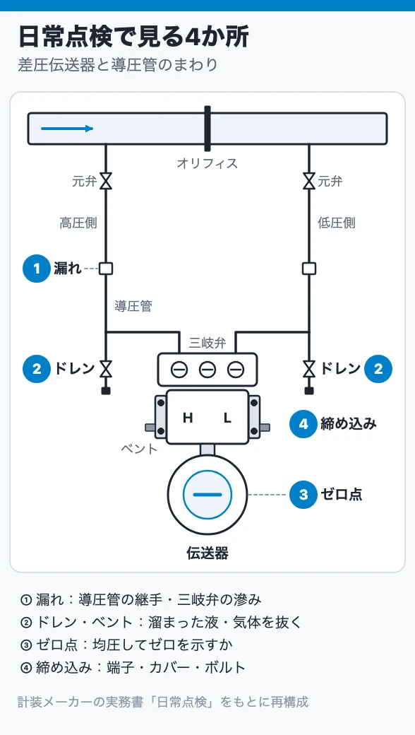 日常点検で見る4か所