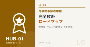 危険物取扱者甲種完全ロードマップのアイキャッチ
