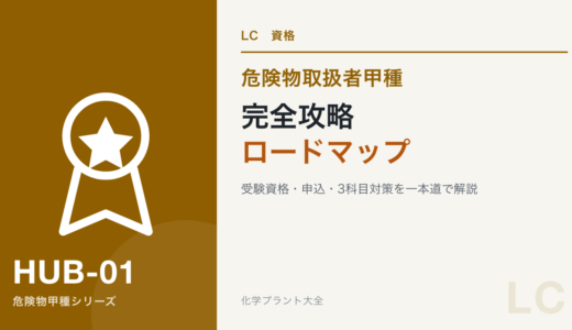 危険物取扱者甲種の完全攻略ロードマップ｜受験資格から合格まで