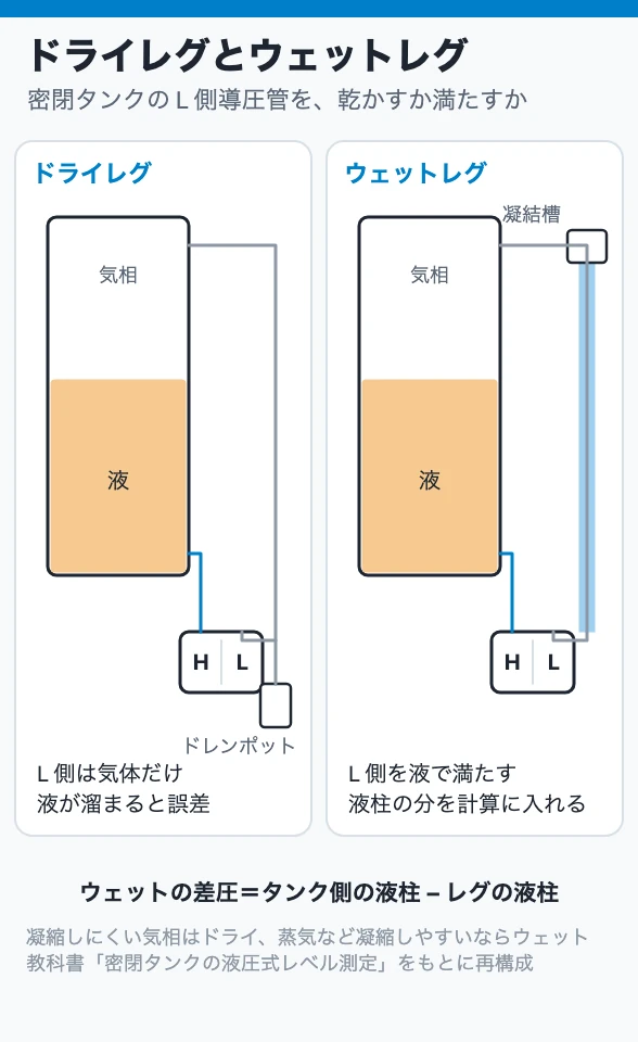 ドライレグとウェットレグ