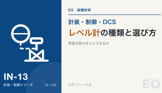 レベル計の種類と選び方｜差圧式・ディスプレーサ・静電容量・レーダ・ガラス、密度が変わるとどうなるか