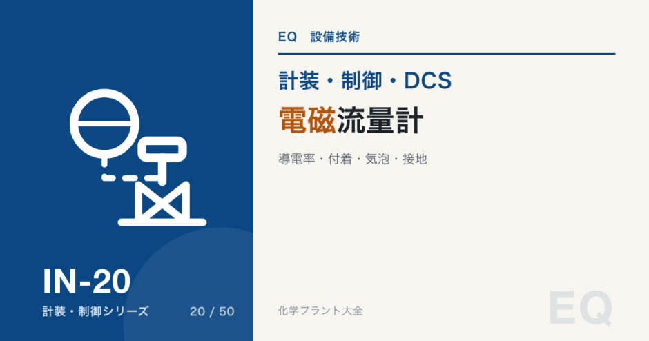電磁流量計のアイキャッチ