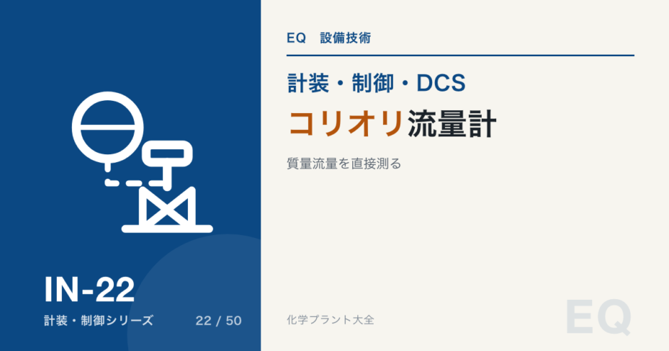 コリオリ流量計のアイキャッチ