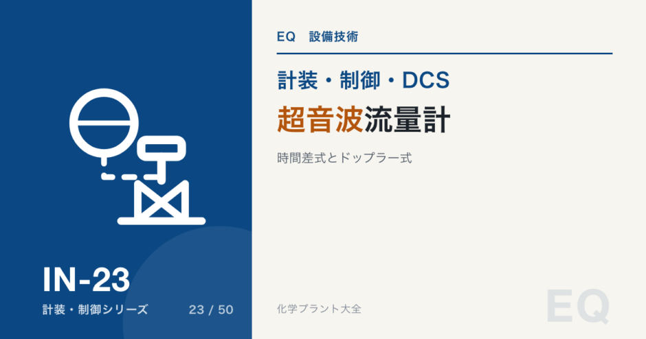 超音波流量計のアイキャッチ