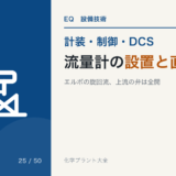 流量計の設置と直管長のアイキャッチ