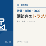 調節弁のトラブルと保全のアイキャッチ