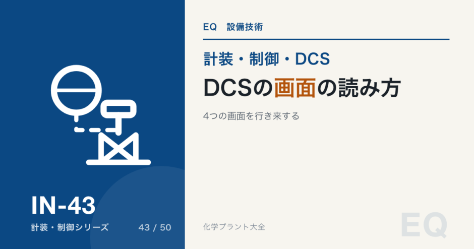 DCS の画面の読み方のアイキャッチ