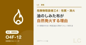 危険物乙4の動植物油類と第4石油類|油のしみた布が自然発火する理由のアイキャッチ