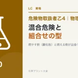 危険物乙4の混合危険とは|混ぜると発火・爆発する組合せを型で覚えるのアイキャッチ