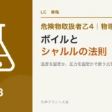 危険物乙4のボイルの法則とシャルルの法則|何を固定しているかで式を選ぶのアイキャッチ