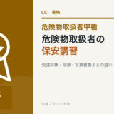 危険物取扱者の保安講習の受講対象と期限を解説する記事のアイキャッチ