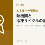 熱機関と冷凍サイクルの論点(エネルギー管理士 熱分野)