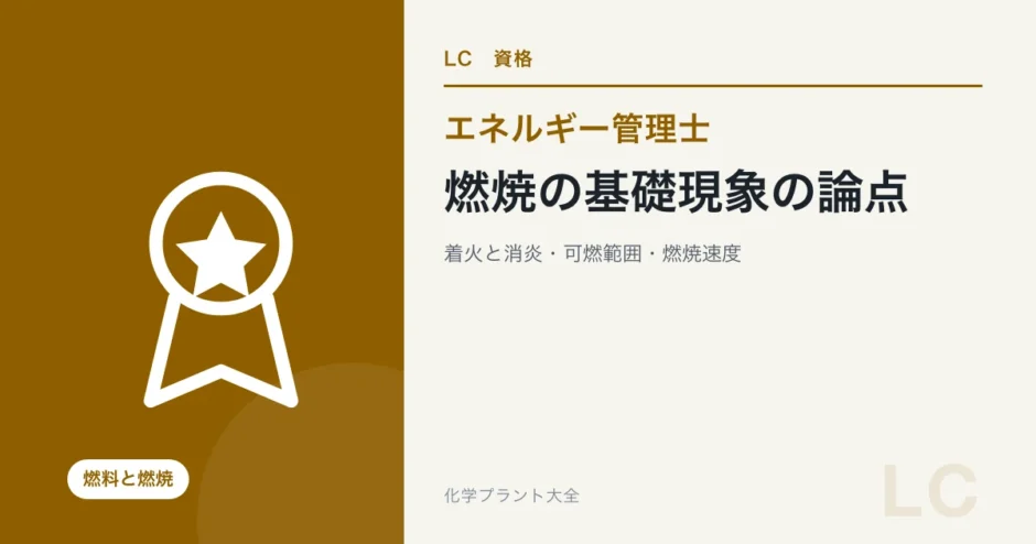 燃焼の基礎現象の論点