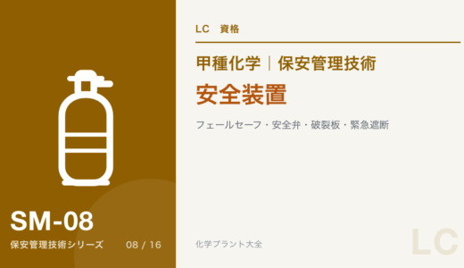 安全装置の論点｜フェールセーフ・安全弁・破裂板・緊急遮断・逆止弁【甲種化学・保安】